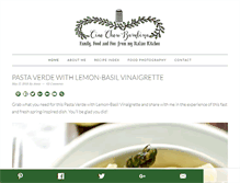 Tablet Screenshot of ciaochowbambina.com